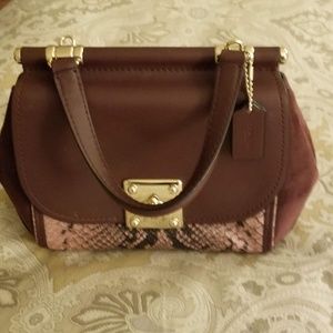 COACH DRIFTER  SATCHEL IN COLORBLOCK EXOTIC